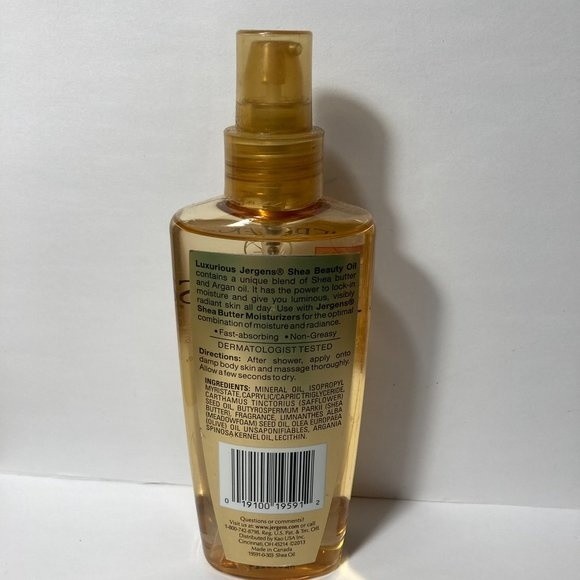 Jergens Shea Beauty Oil 1 Bottle DISCONTINUED 5oz Body Oil Luminizer - Picture 11 of 13
